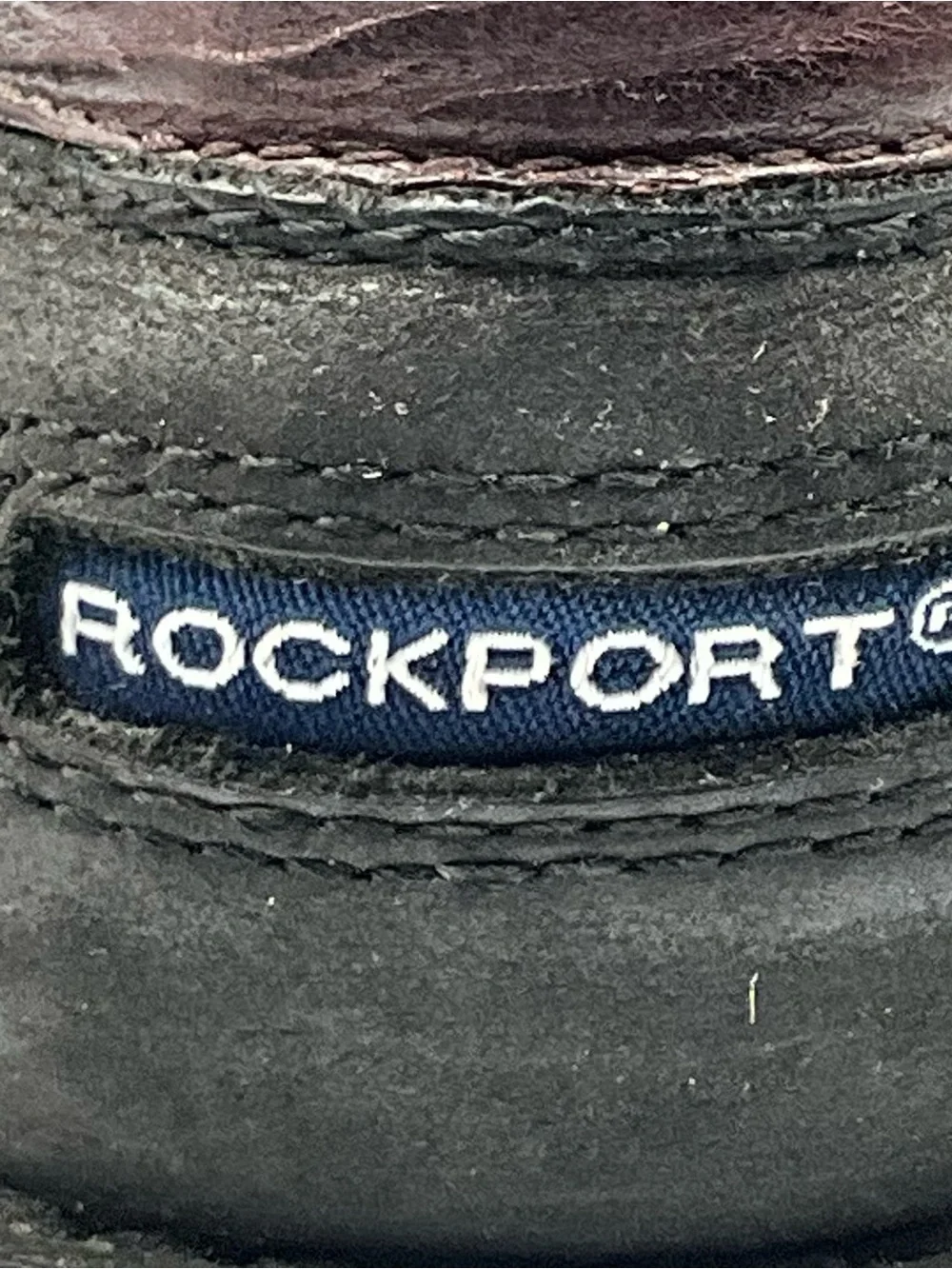 Rockport Boat Shoe Size 10.5 Black and Brown Leather Boat Shoes